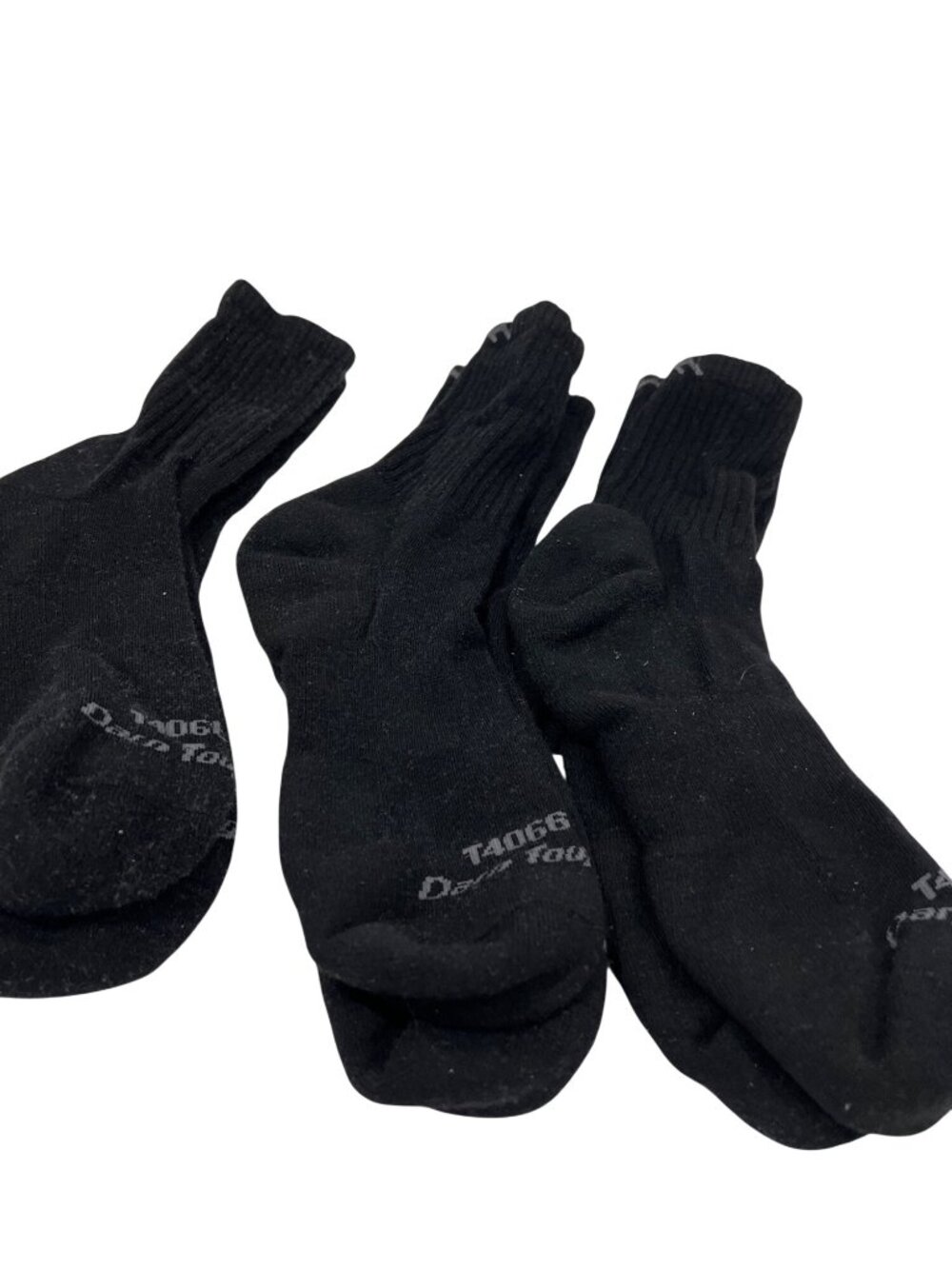 Darn Tough T4066 black crew socks XL 3 pair